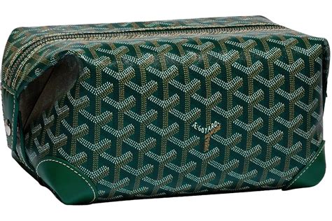 goyard green toiletry bag|goyard toiletry bag men's.